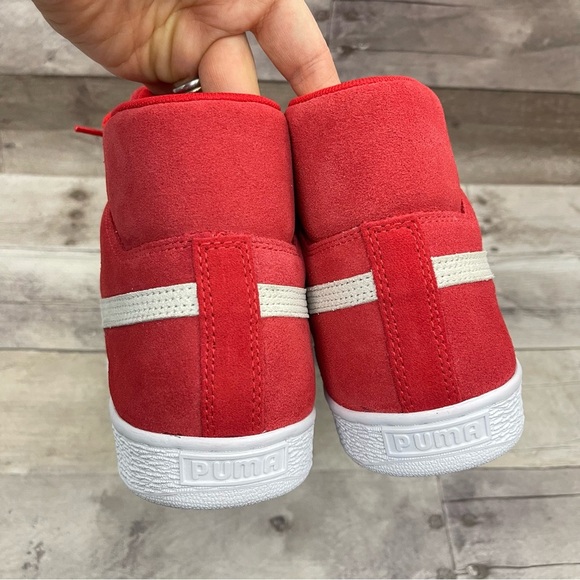 PUMA Men's Suede Classic XXI Mid Sneakers Size 11 Red - Picture 5 of 10